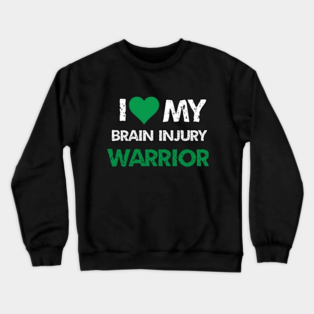 brain injury awareness tbi traumatic brain injury Crewneck Sweatshirt by ETTAOUIL4